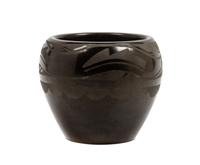 A San Ildefonss Blackware Pottery Jar — Carlos and Carmelita Dunlap