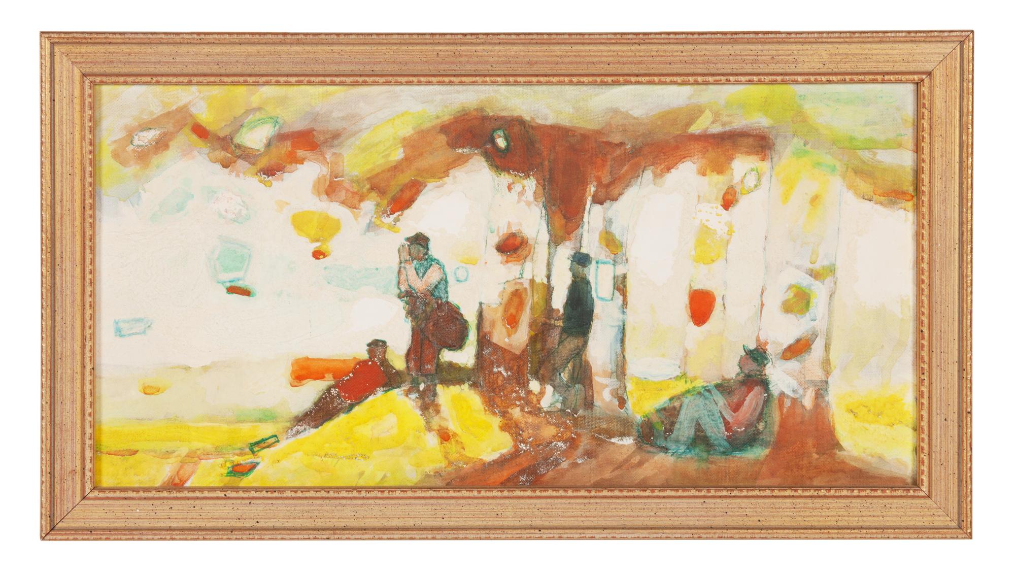 Three works: Golfers