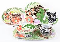 An Assembled Set of Italian Pottery Dinnerware
