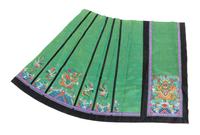 Three Embroidered Silk Textiles