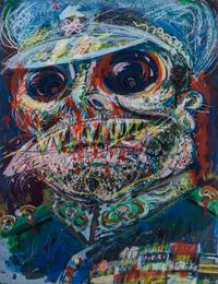 Robert Arneson, (American, 1930-1992), The Colonel is at it Again, 1986