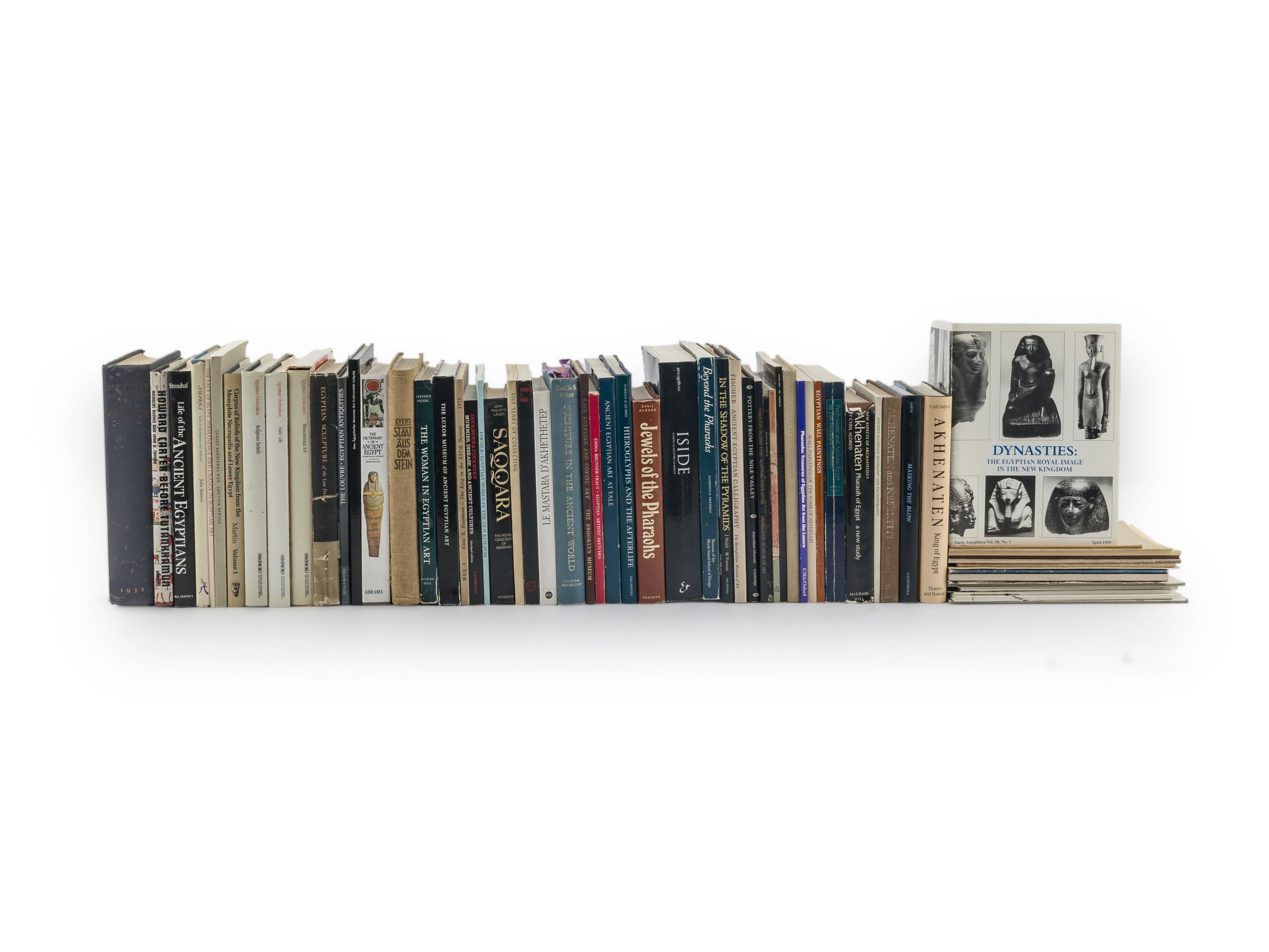 A Collection of 62 Egyptian Art Reference Books