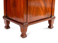 An Empire Style Mahogany and Marble-Inset Library Stand
