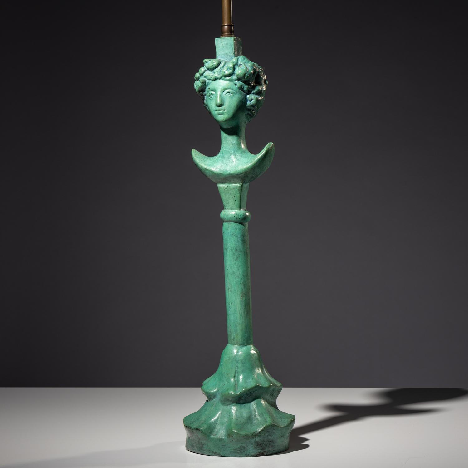 Tête de Femme table lamp