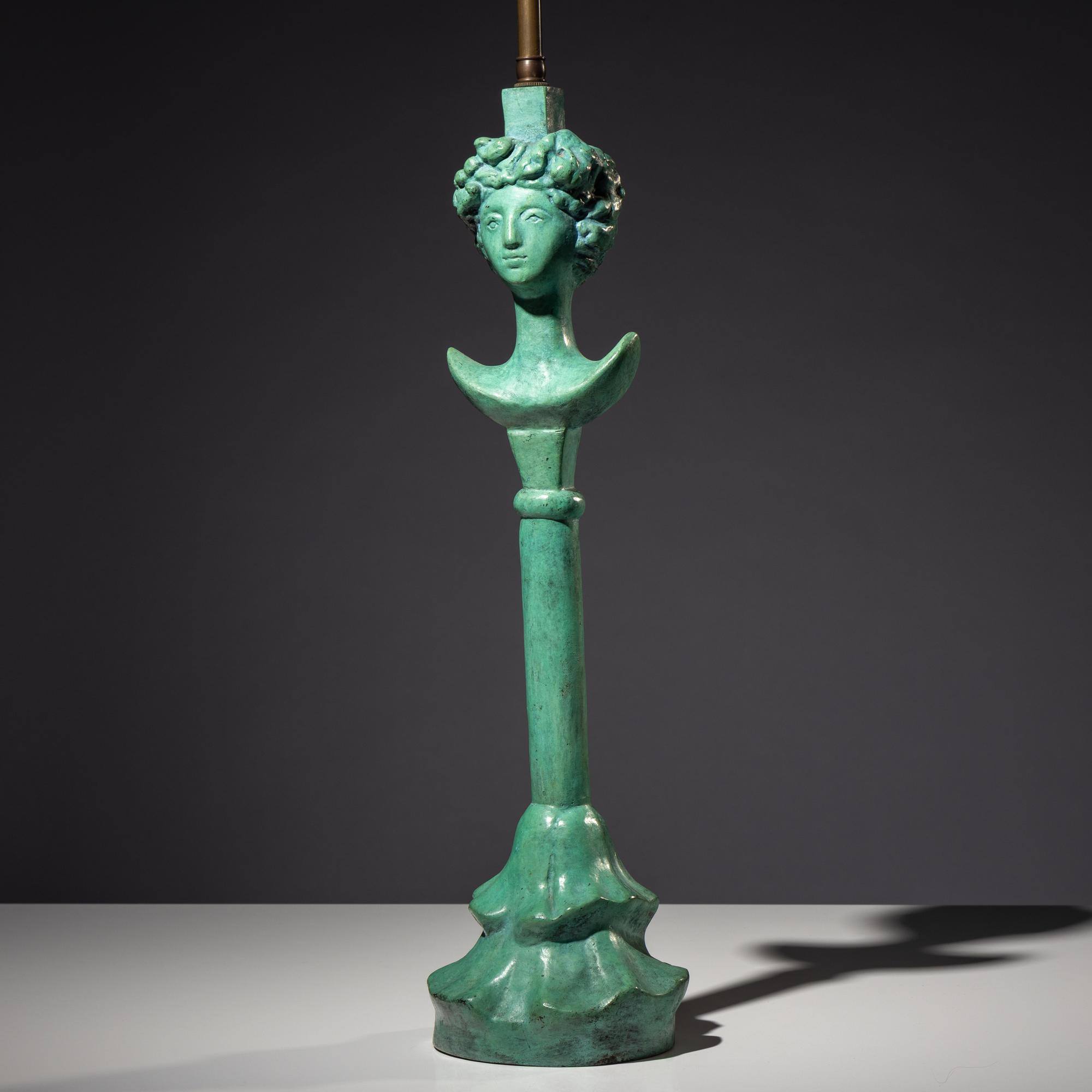 Tête de Femme table lamp