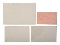 [CIVIL WAR]. A group of 4 printed tickets and cards, highlighted by Ellsworth's Terpsichorean Club Membership Certificate.