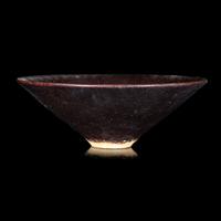 A Chinese Jizhou 'Leaf' Bowl, Possibly Southern Song Dynasty — 或爲南宋 吉州窯木葉盞