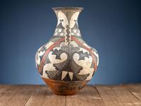 Acoma Polychrome Pottery Vase