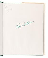 A Group of Seven Books on Golf Signed by Arnold Palmer, Sam Snead, Lee Trevino and Tom Watson