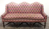 A William and Mary Style Sofa, Henredon Height 40 1/2 inches.
