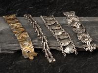 Taxco Silver Link Bracelets