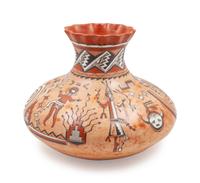 Inspired by Navajo Rock Art and Navajo Polychrome Pottery of Oinehtah