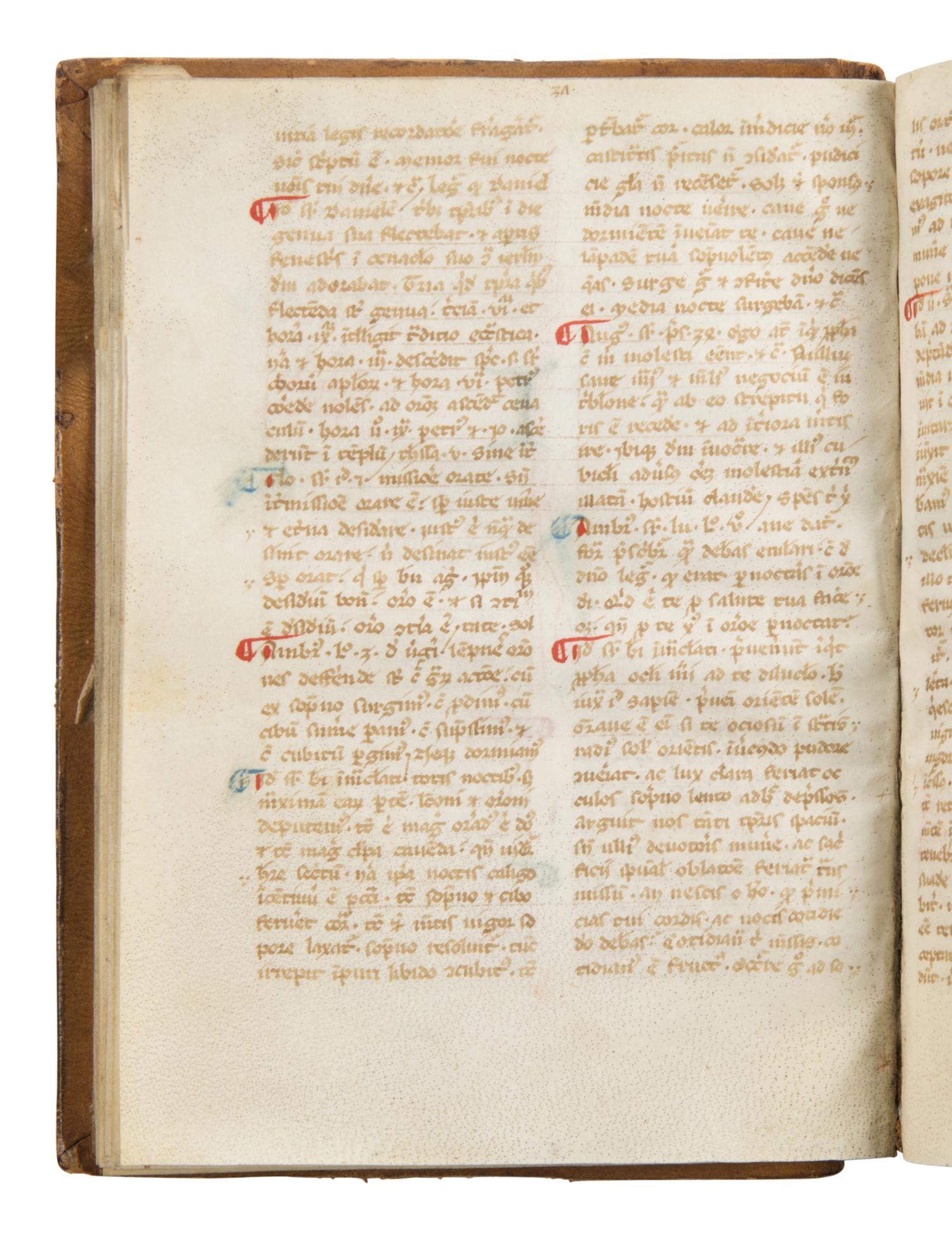 STEPHANUS BEDOCIUS (?) Liber de fructibus poenitentiae ( The Fruits of Penance ), in Latin, manuscript on parchment [Southern France, Provence, first half of 14th century]