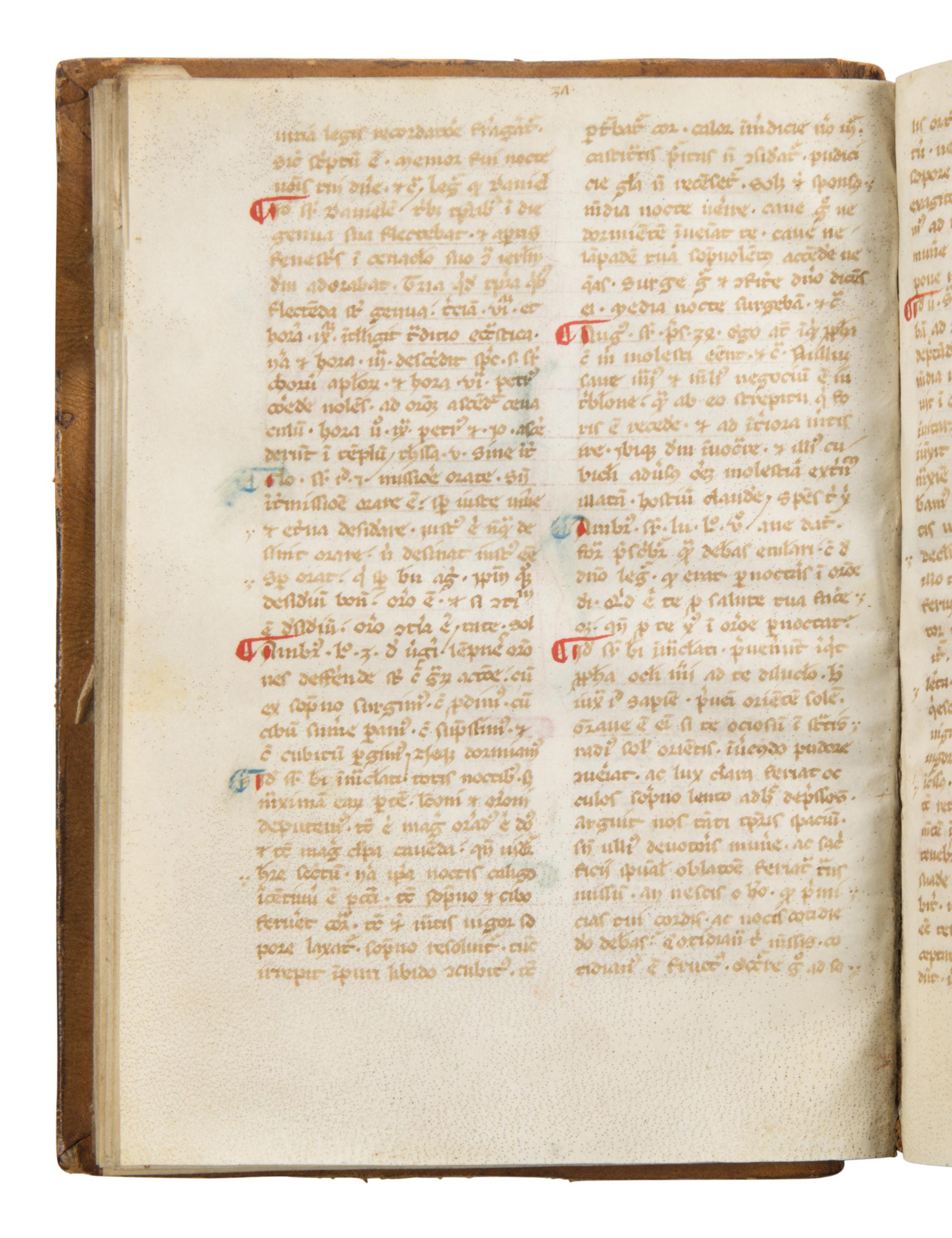 STEPHANUS BEDOCIUS (?) Liber de fructibus poenitentiae ( The Fruits of Penance ), in Latin, manuscript on parchment [Southern France, Provence, first half of 14th century]