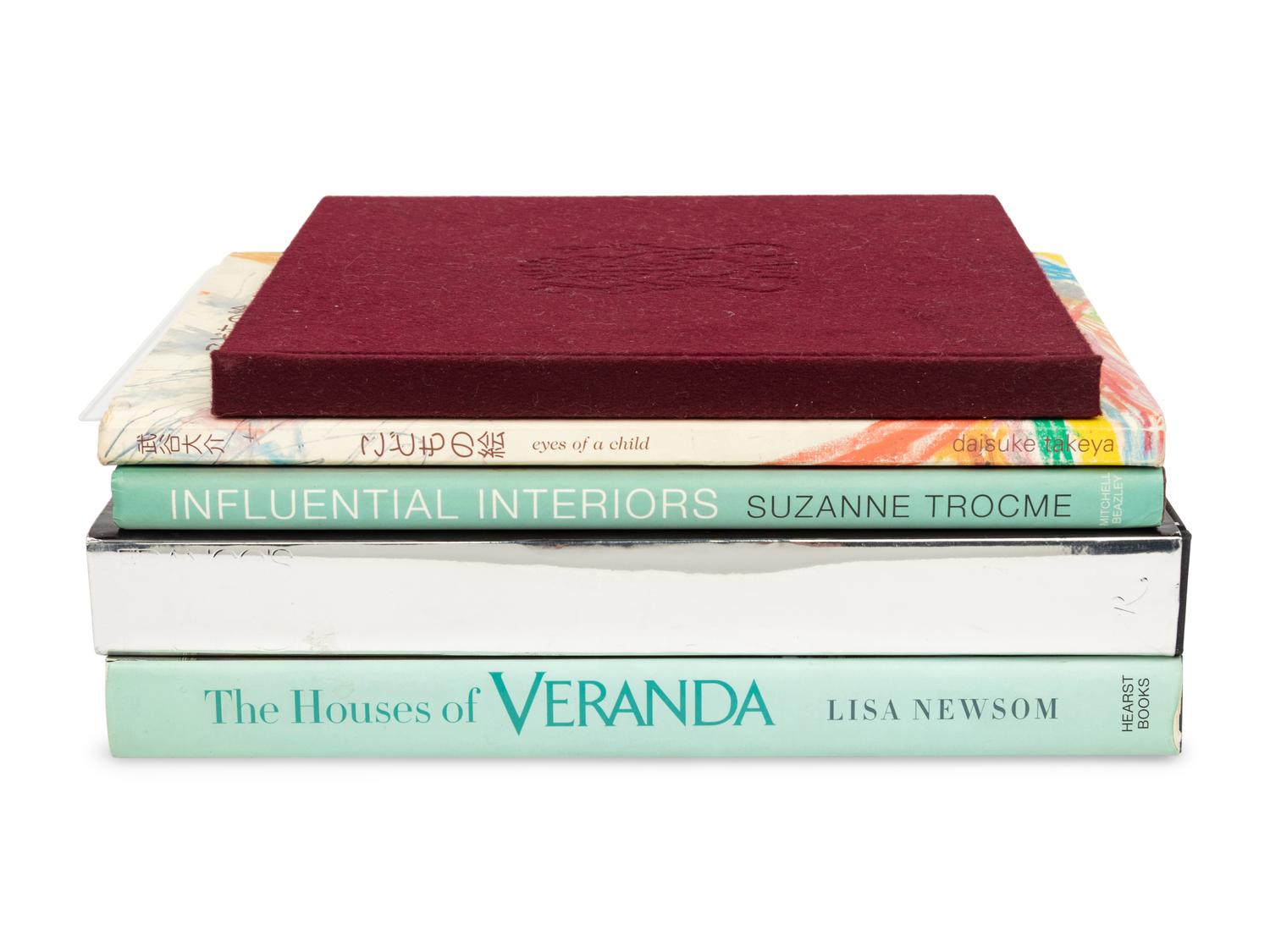 Five Design, Art, and Makeup-Related Books, Signed to Dayle Haddon