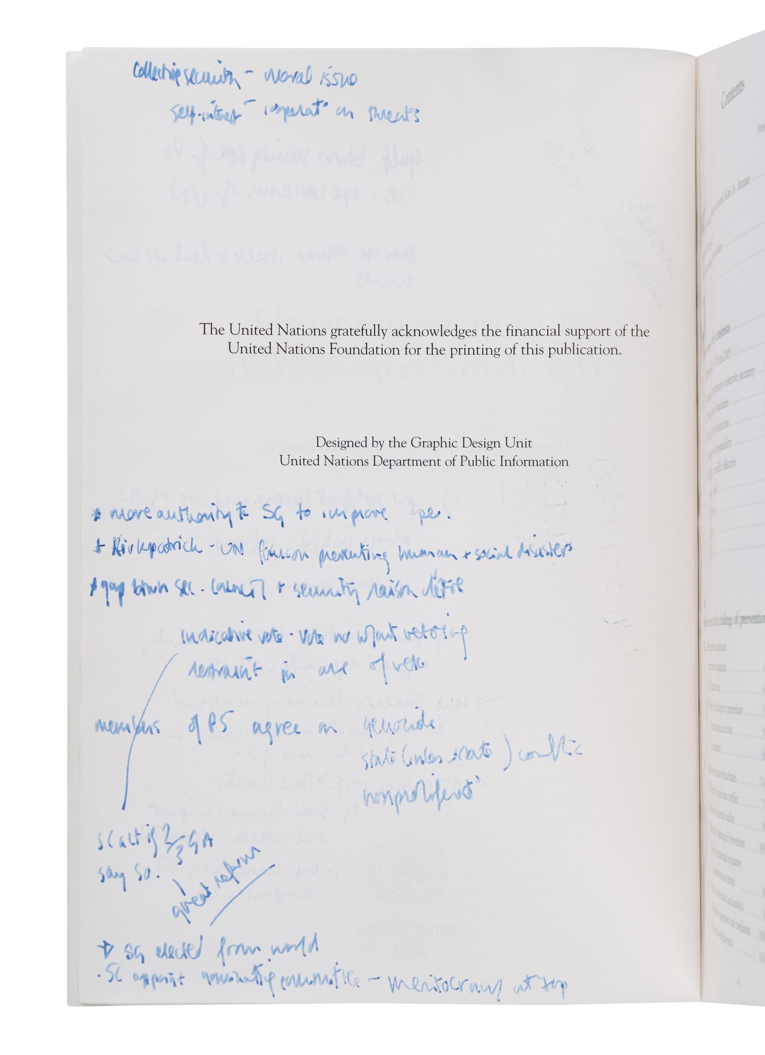 UNITED NATIONS A More Secure World: Our Shared Responsibility. Report of the High-Level Panel on Threats, Challenges and Change . 2004.
