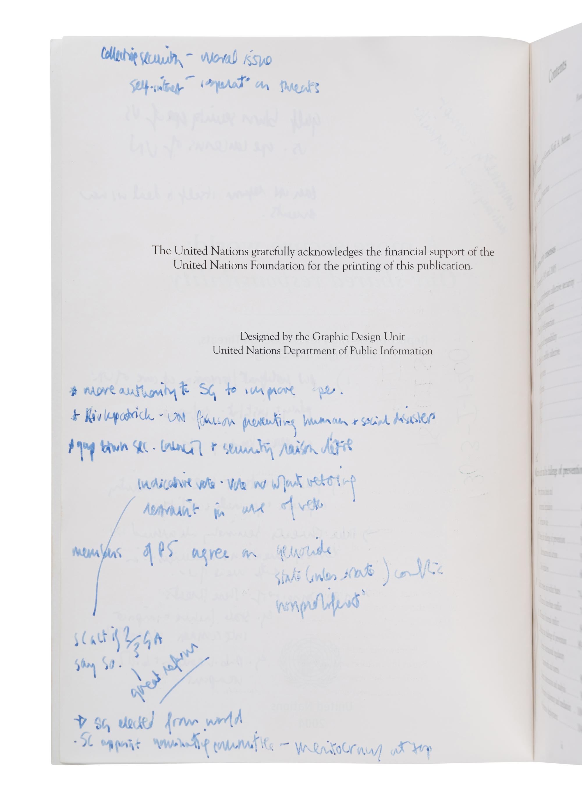 UNITED NATIONS A More Secure World: Our Shared Responsibility. Report of the High-Level Panel on Threats, Challenges and Change . 2004.