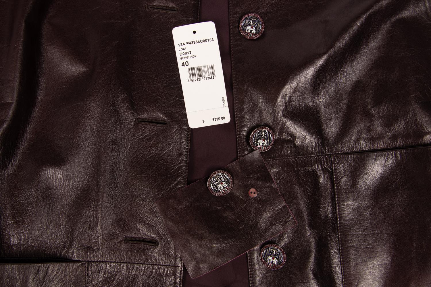 Chanel Leather Coat, Autumn 2012