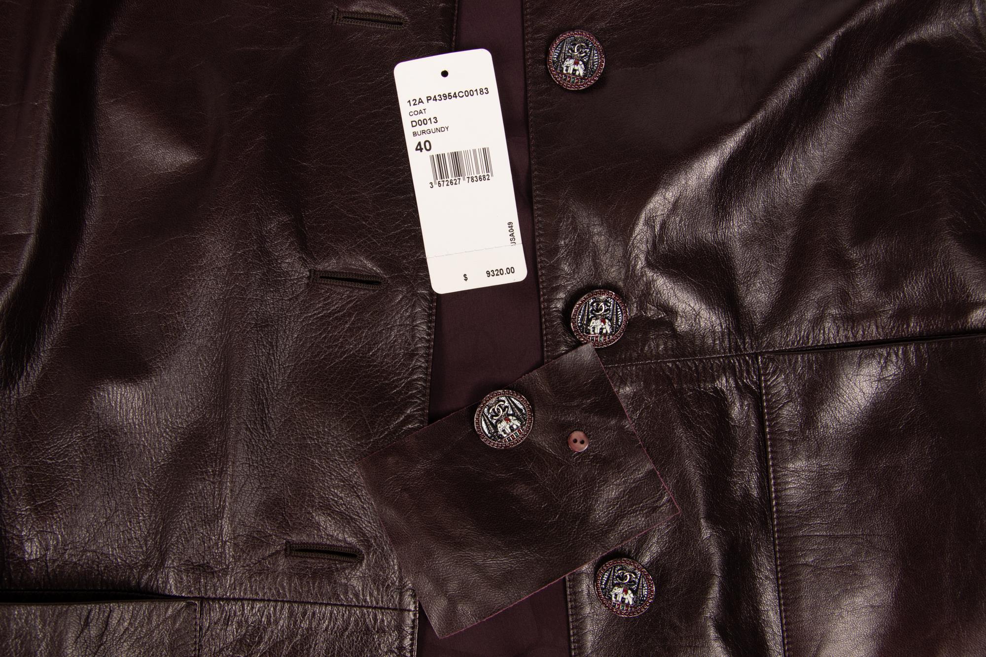 Chanel Leather Coat, Autumn 2012