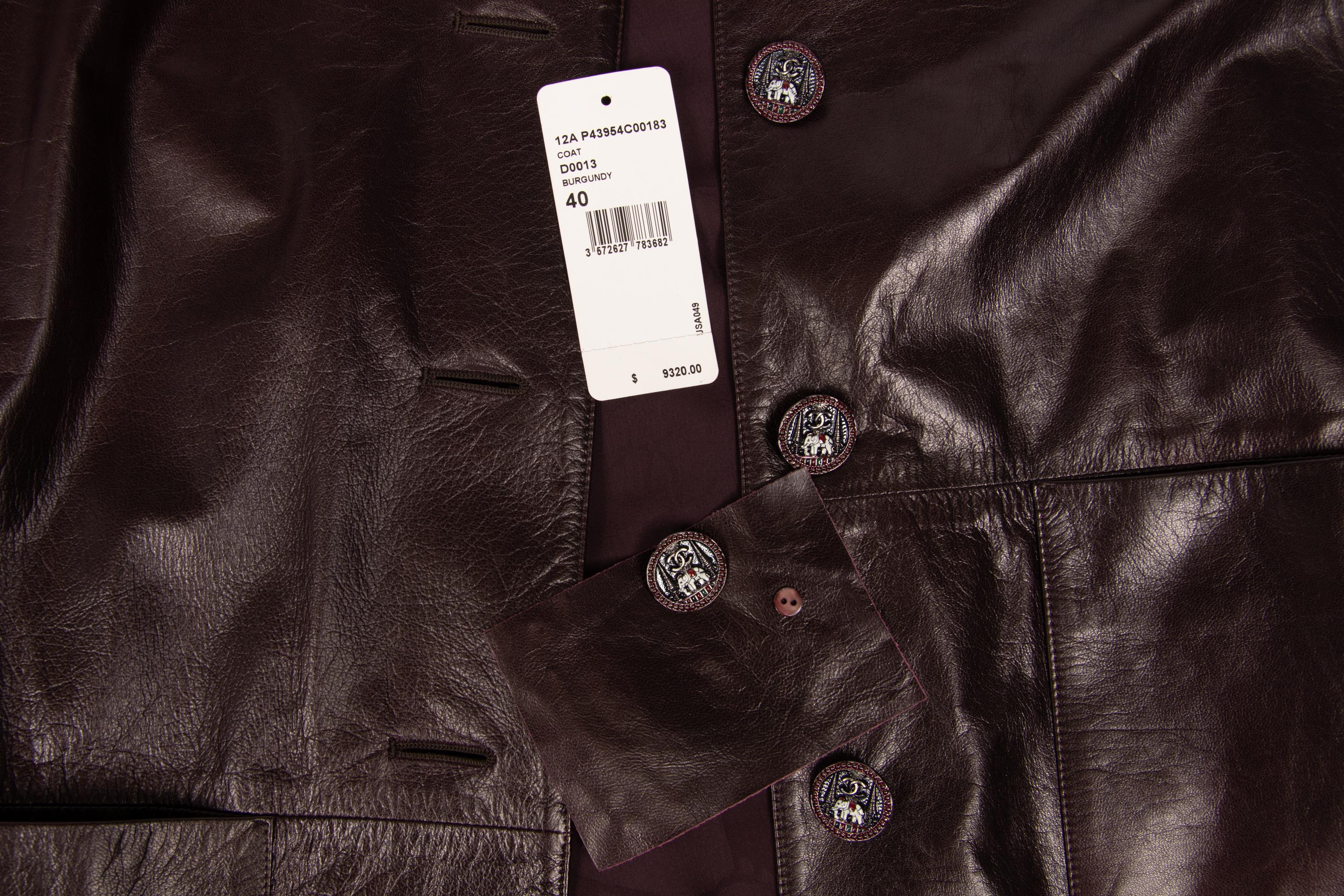 Chanel Leather Coat, Autumn 2012