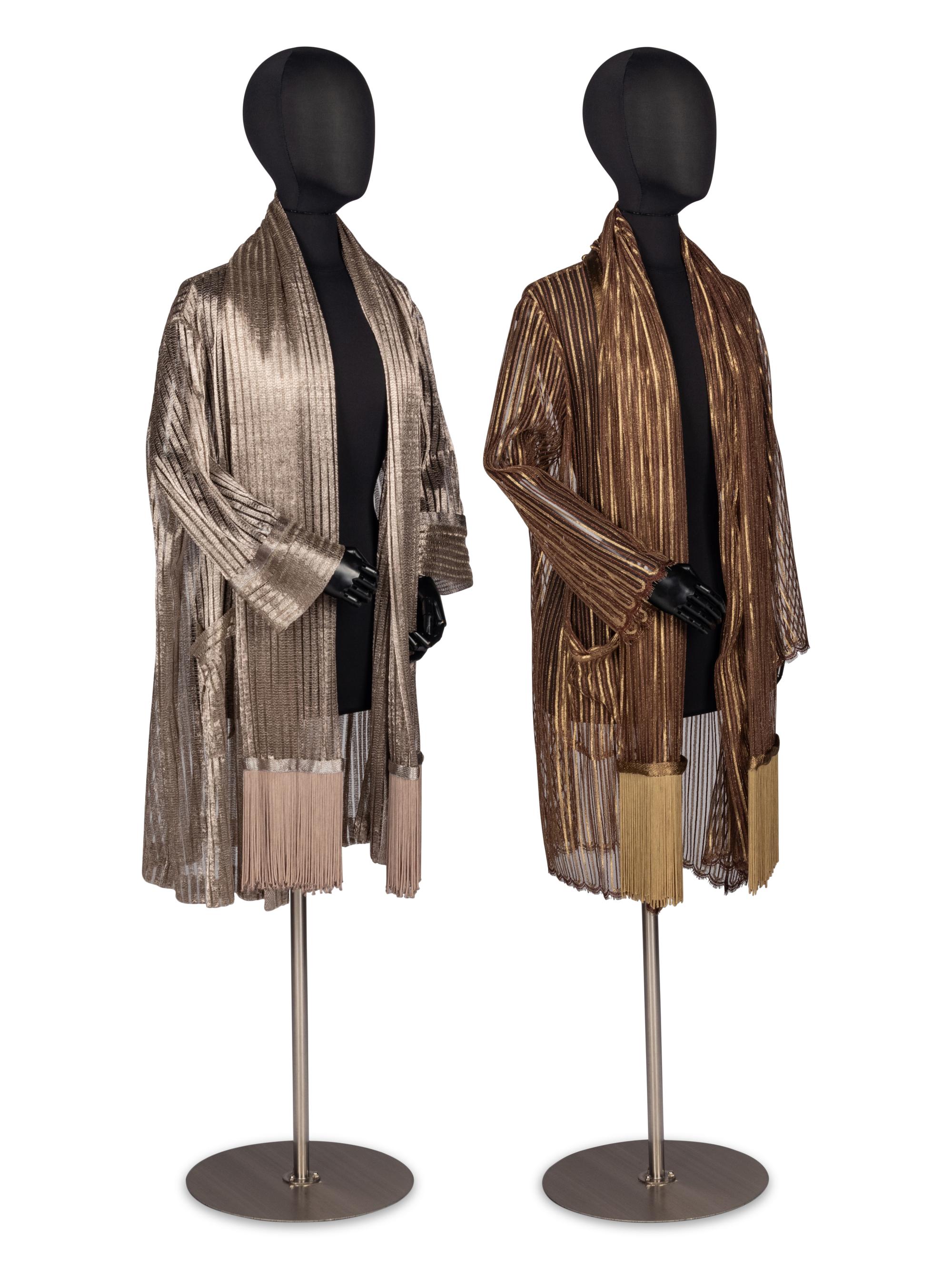 Two Romeo Gigli Metallic Jackets
