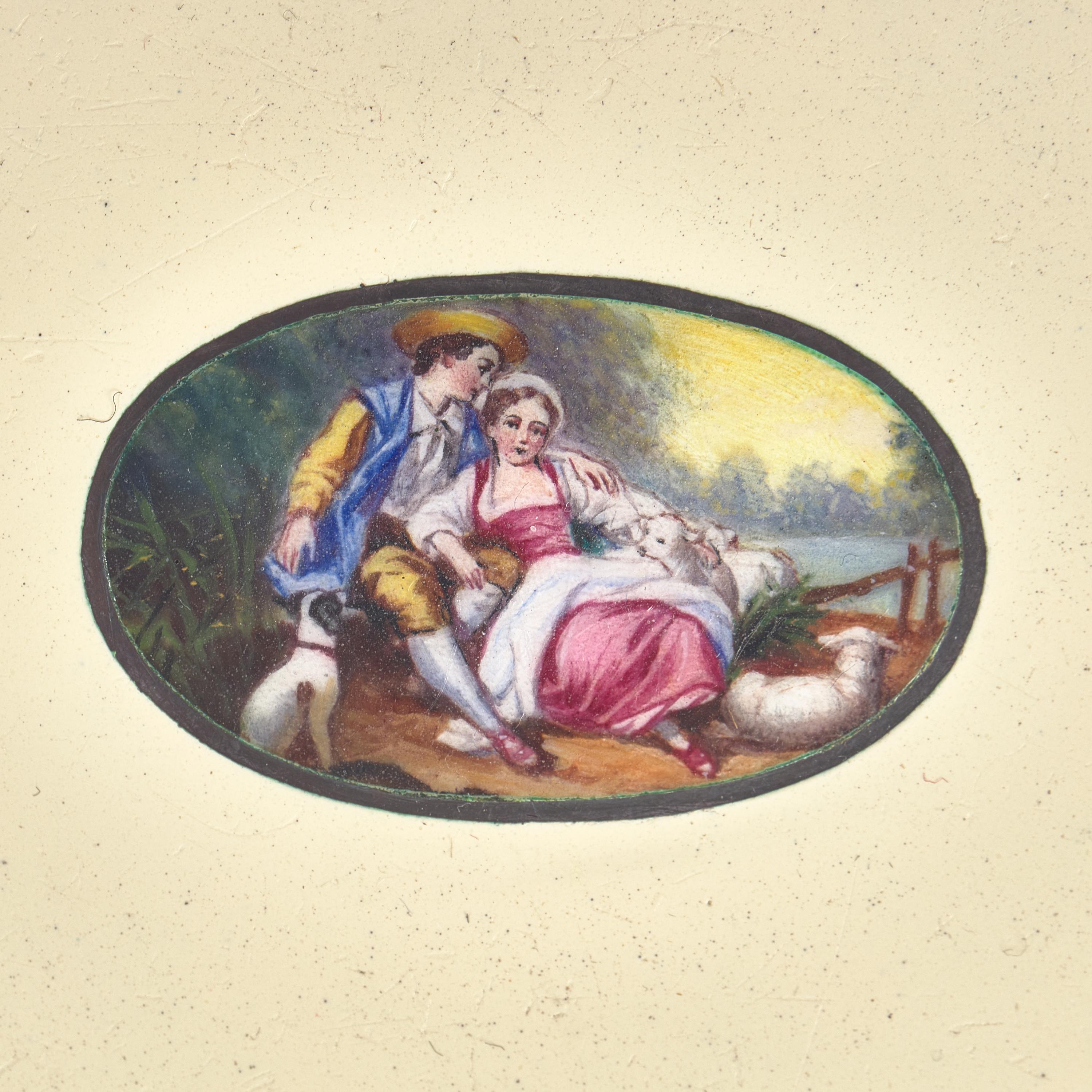A French Silver Cigarette Case
