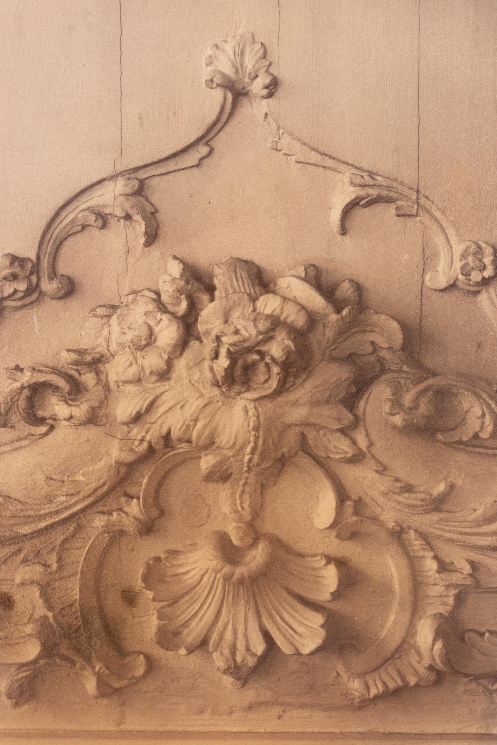 A group of five photographs depicting architectural elements ( Ancien monastère des Bénédictins anglais, 269 rue Saint-Jacques , 1905; Hôtel Gouthières, rue Pierre Bulet 6 , 1905; Porte, L'église Saint-Paul , 1911; Panthéon (porte) , 1911-1912; Saint-Roch - Chaire , 1912)