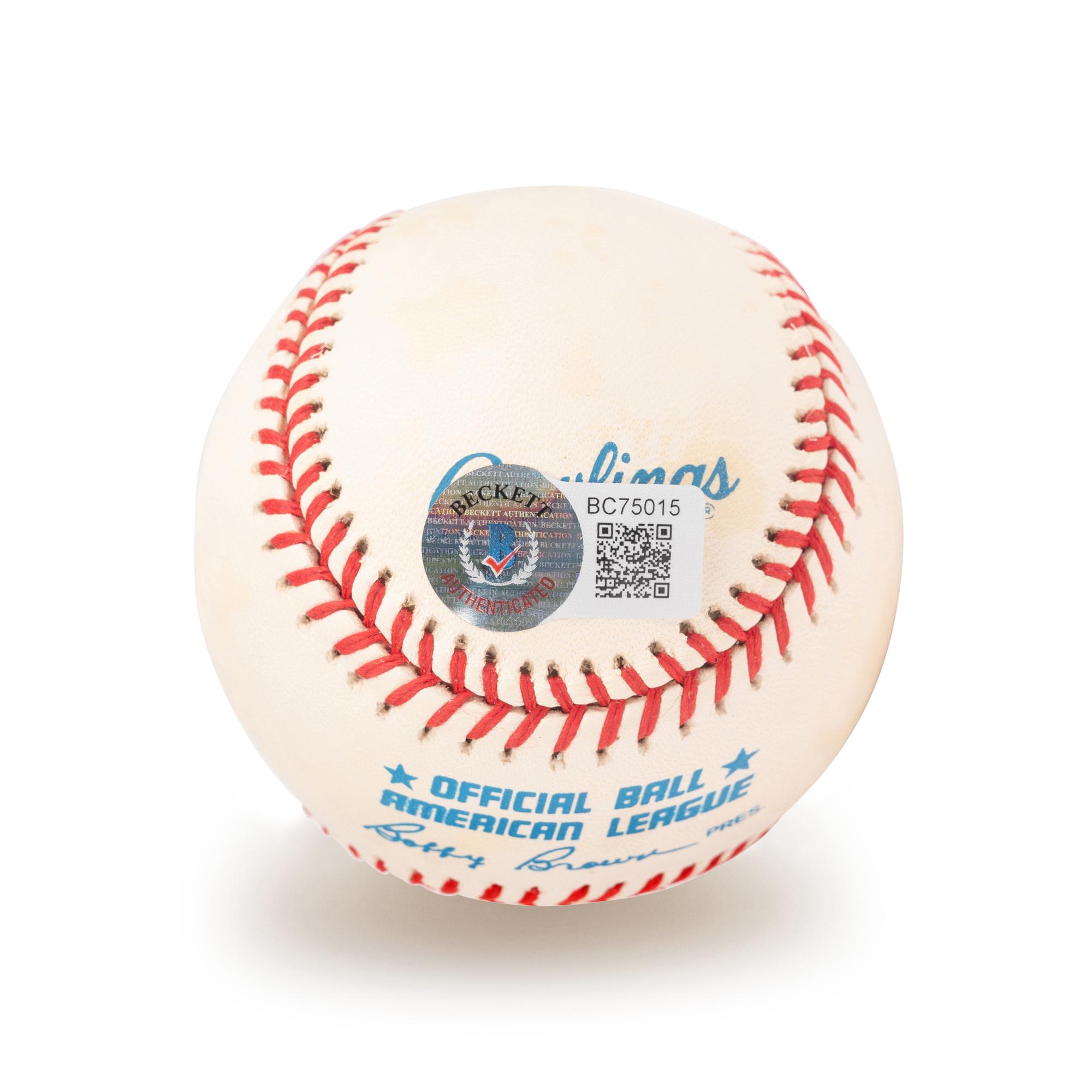 A Ken Griffey Jr. Early Career Era Signed Autograph Baseball (Beckett Authentication Services Certified),