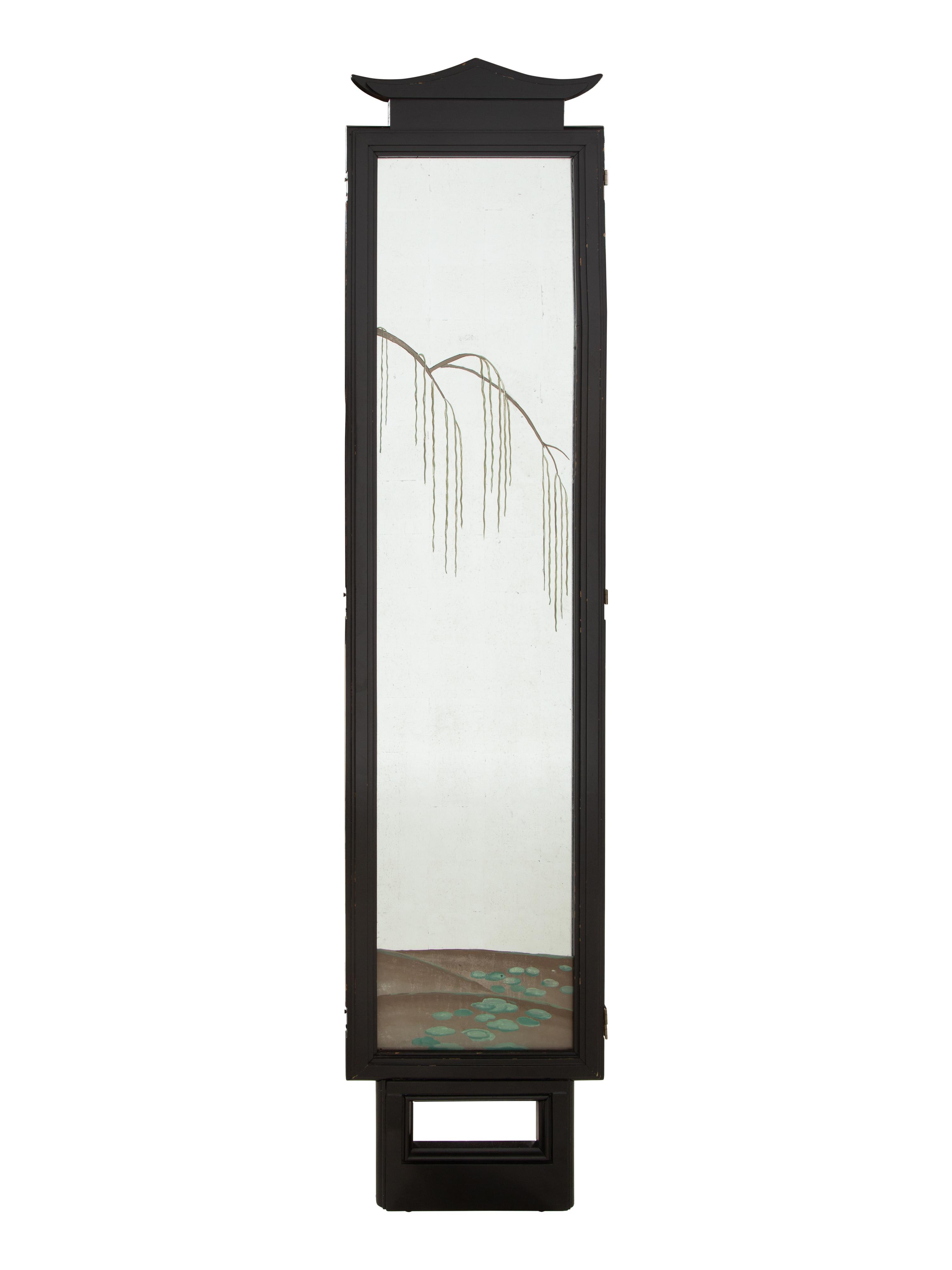 A Five-Panel Floor Screen