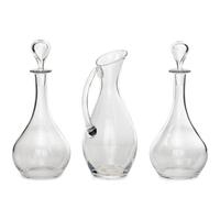 Three Baccarat Glass Decanters