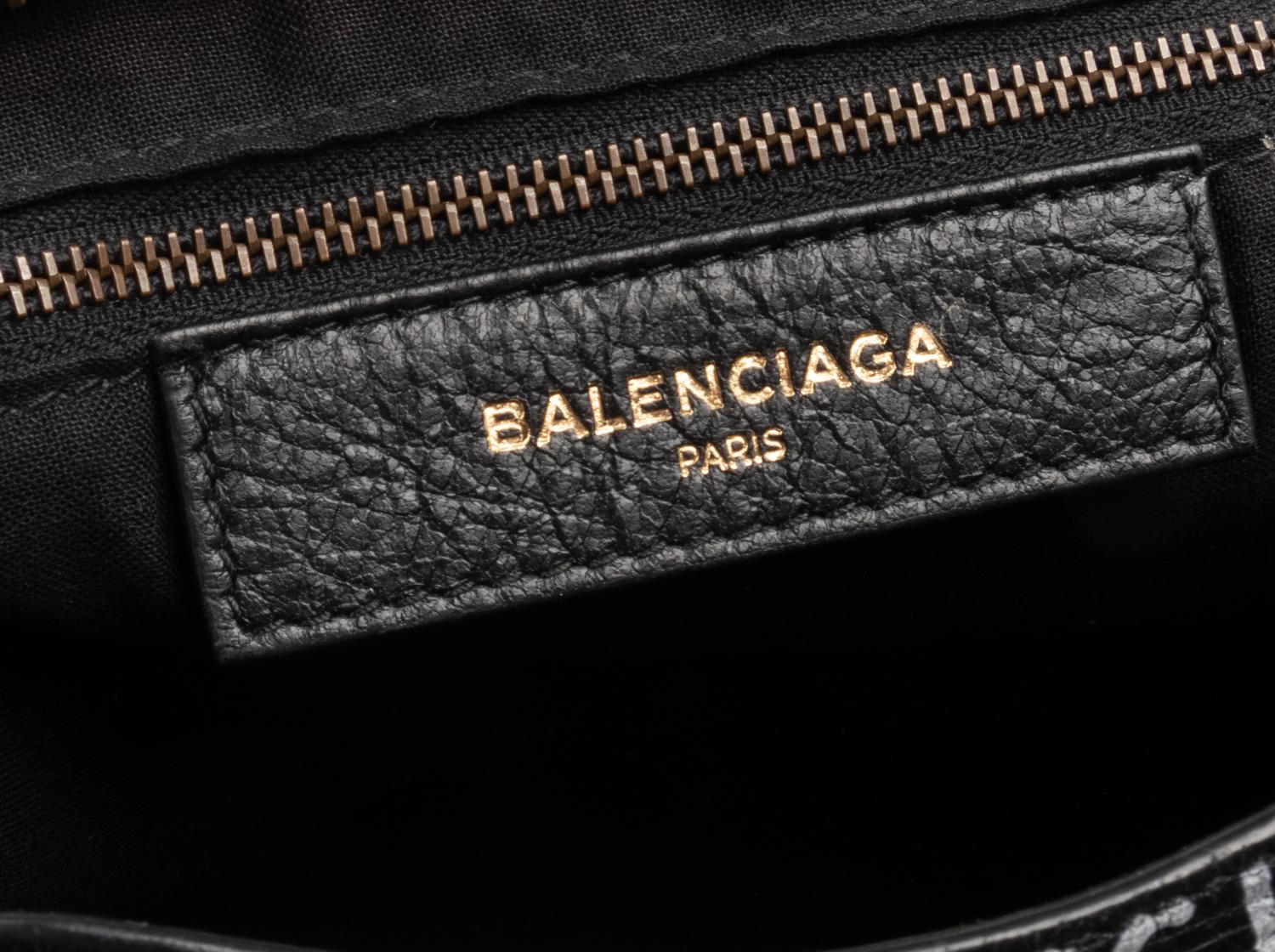 Balenciaga Leather Graffiti Shoulder Bag, Spring/Summer 2018