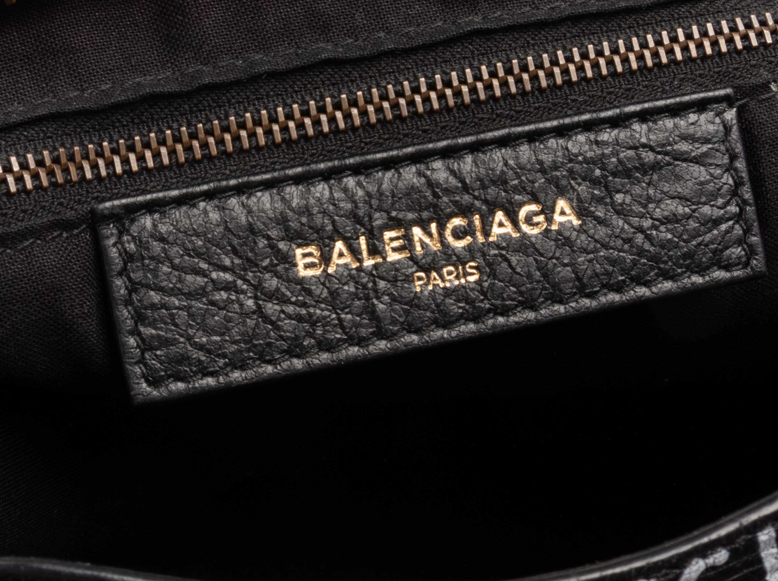 Balenciaga Leather Graffiti Shoulder Bag, Spring/Summer 2018