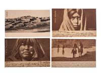 [POSTCARDS]. A group of 93 RPPCs & photographs of Native American subjects.