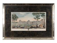 A Group of Eight Hand Colored Topographical Engravings