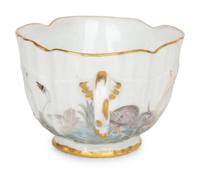 A Meissen "Swan" Teacup and Saucer — 19TH/20TH CENTURY