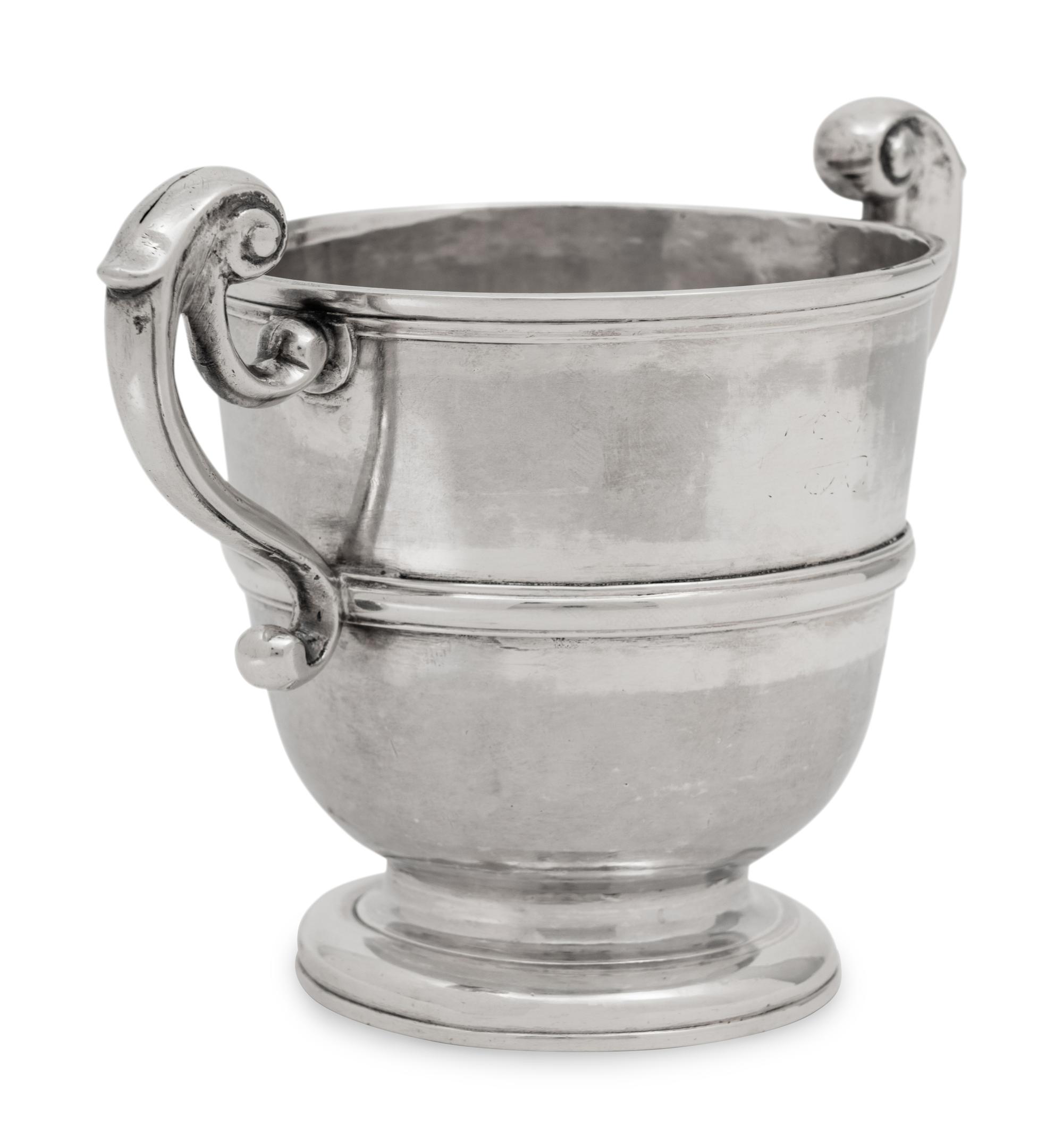 An Irish George I Silver Loving Cup
