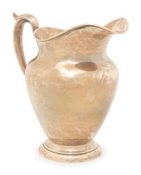 An American Silver Pitcher