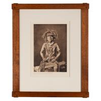 [Native American]. Curtis, Edward S. (1868-1952). A group of 9 large photogravures, comprising: