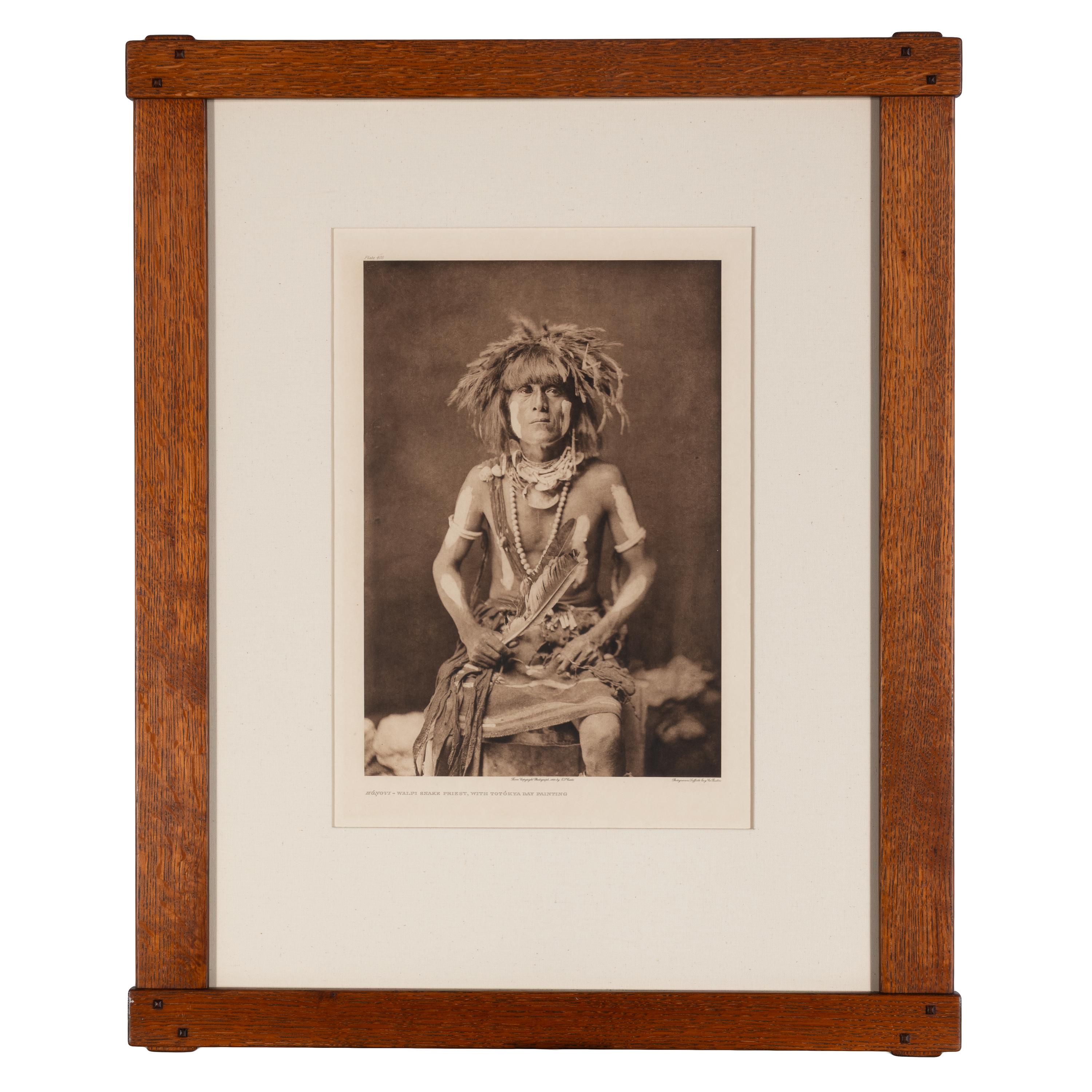 [Native American]. Curtis, Edward S. (1868-1952). A group of 9 large photogravures, comprising: