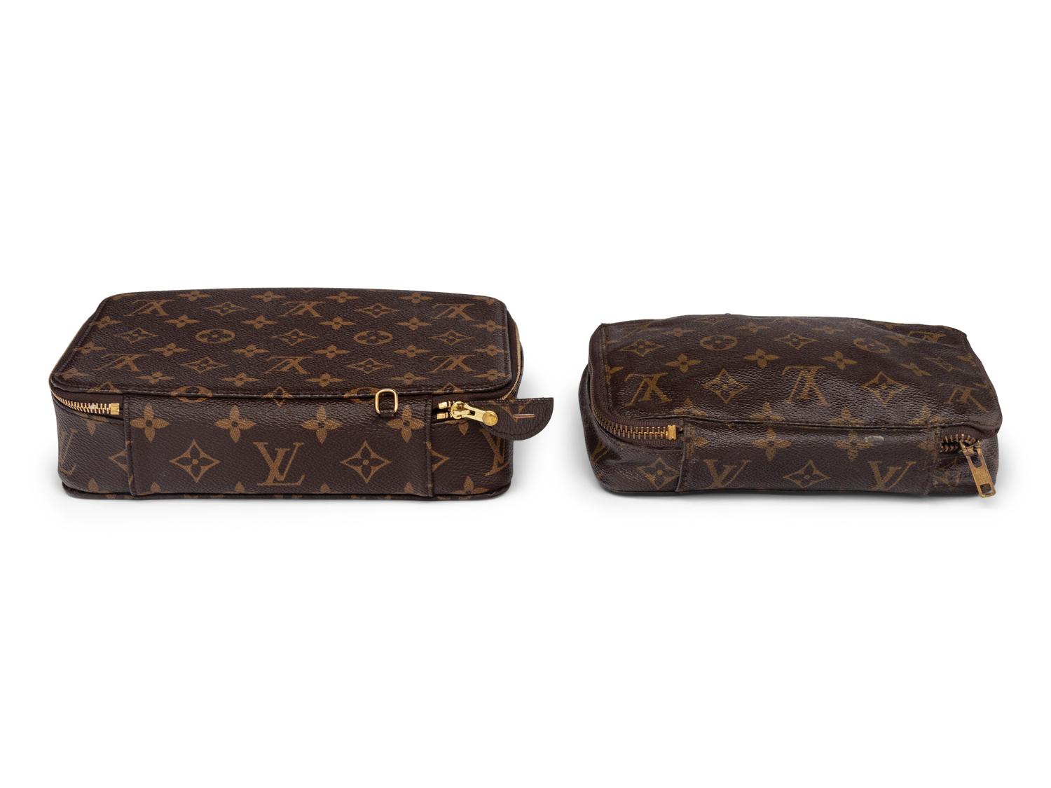 Two Louis Vuitton Monogram Pouches