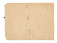 [LINCOLN'S FUNERAL]. A travertine marble fragment from the receiving vault which contained Abraham Lincoln's remains at Oak Ridge Cemetery, Springfield, Illinois, from 4 May to 21 December 1865.