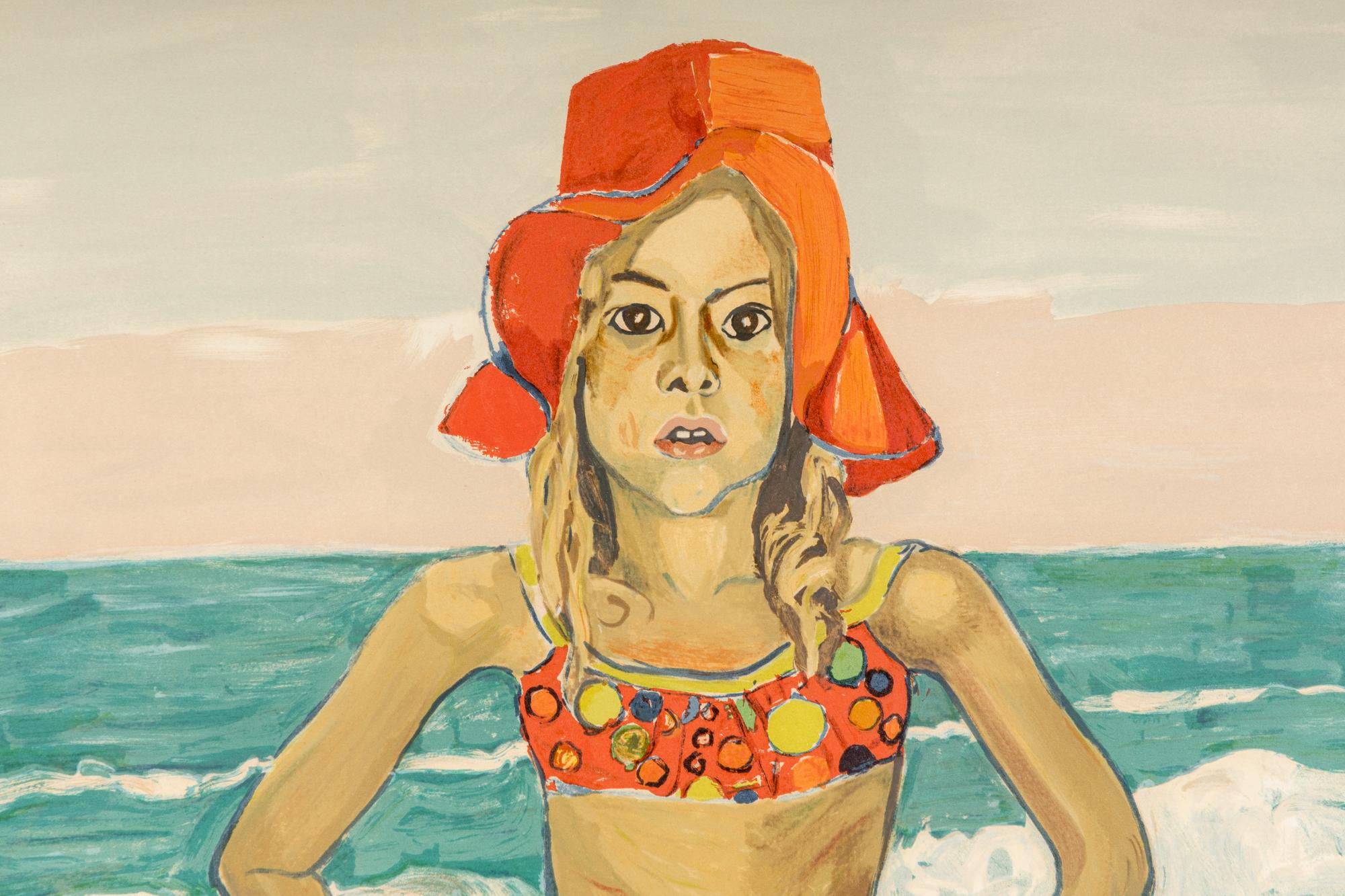 Bather with Red Hat , 1982