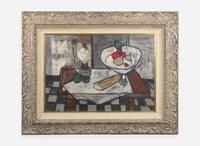 Charles Levier (French, 1920-2003), La Table Rouge