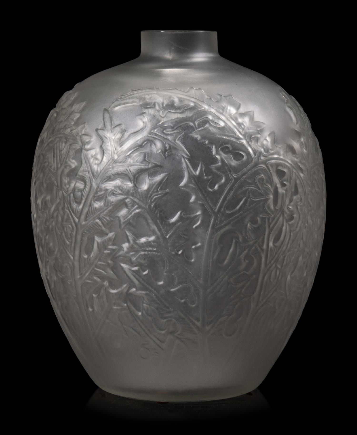 A Frosted Glass Vase