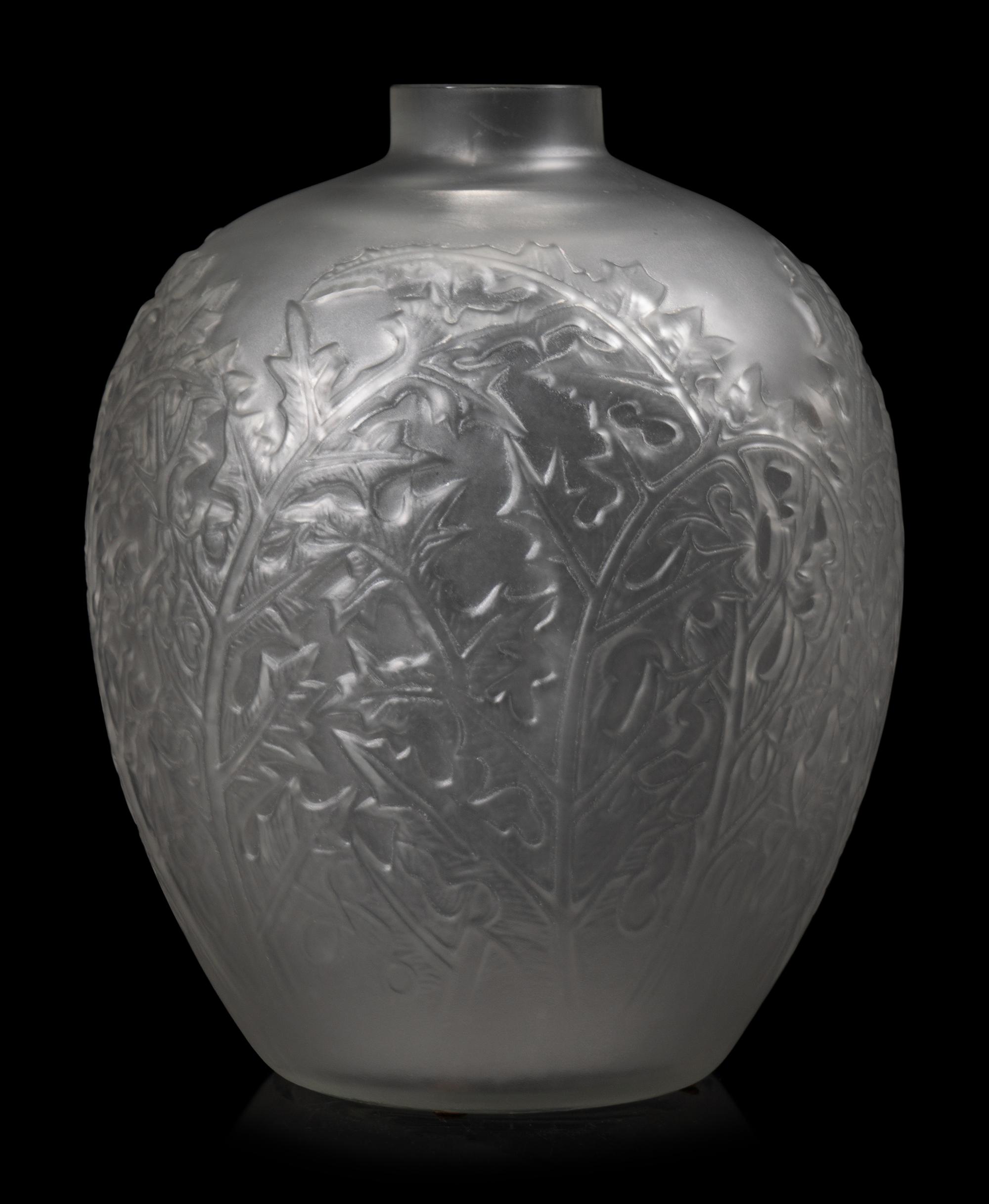 A Frosted Glass Vase