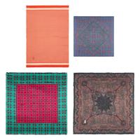 Yves Saint Laurent, Two Scarves & Two Shawls