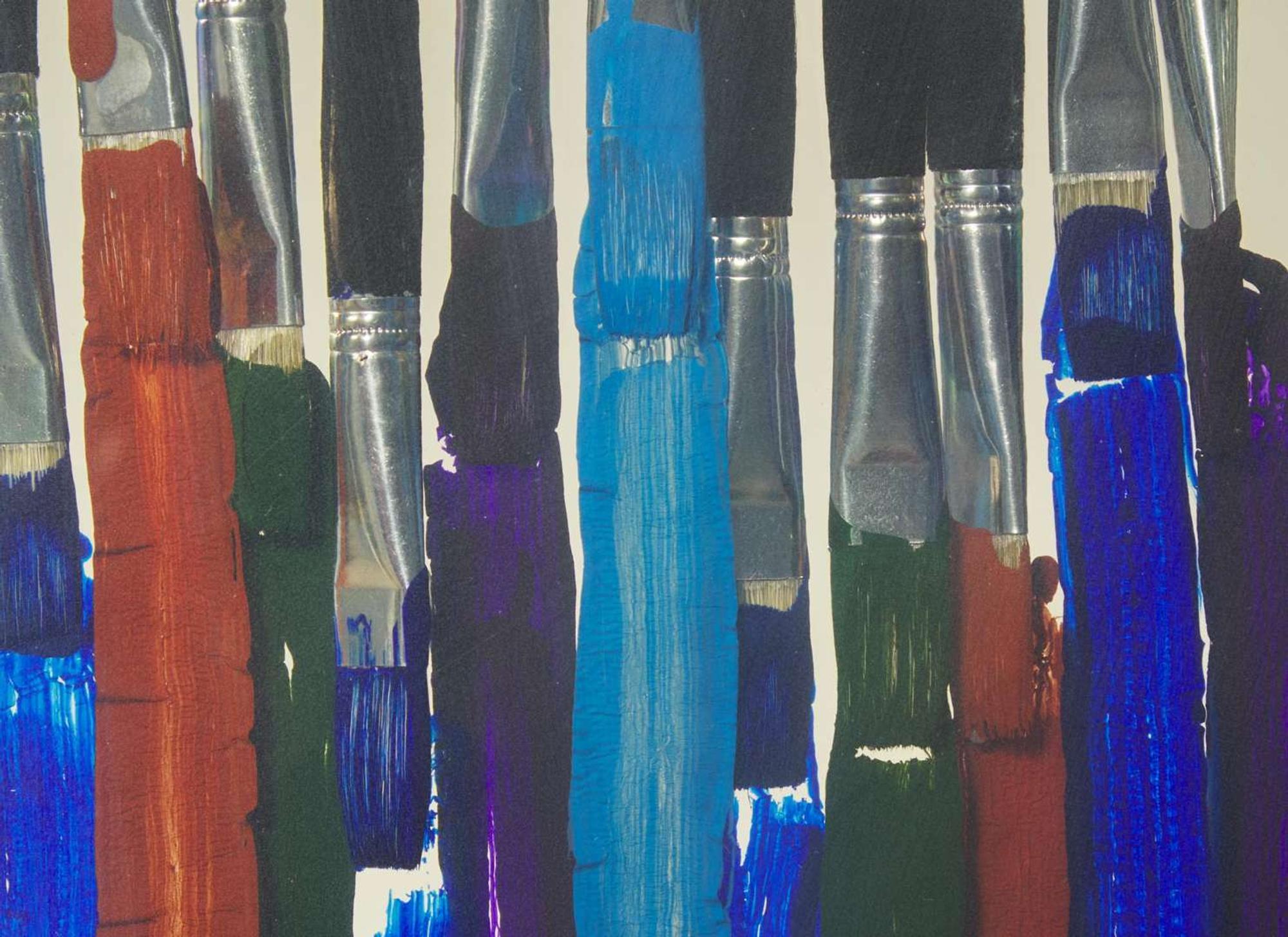 Arman (American/French, 1928-2005) - Color Strokes, Variation "A"