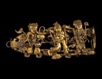16 Chinese Gilt Metal Jewelry