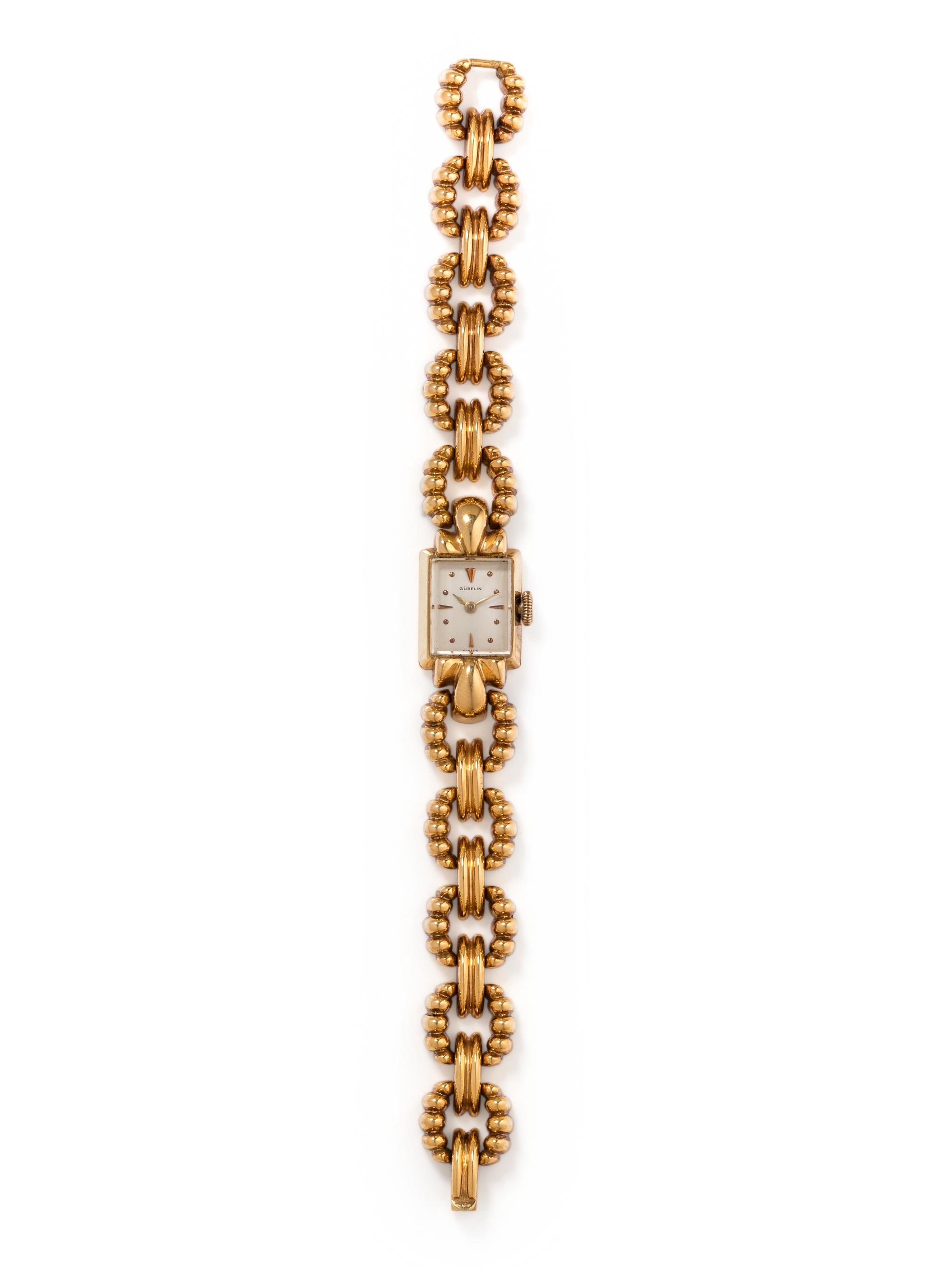 GÜBELIN, 18K YELLOW GOLD WRISTWATCH