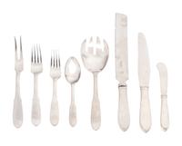 A Georg Jensen Stainless Steel Flatware Service